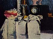 Paul Cezanne The Black Marble Clock Spain oil painting reproduction